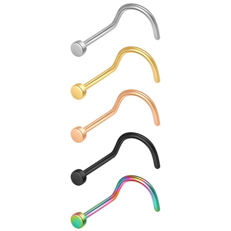 5pcs 20G 20G 316L Surgical Ste - Body Jewelry Surgical Steel ulasan dan harga