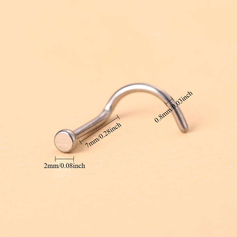 5pcs 20G 20G 316L Surgical Ste - Body Jewelry Surgical Steel ulasan dan harga