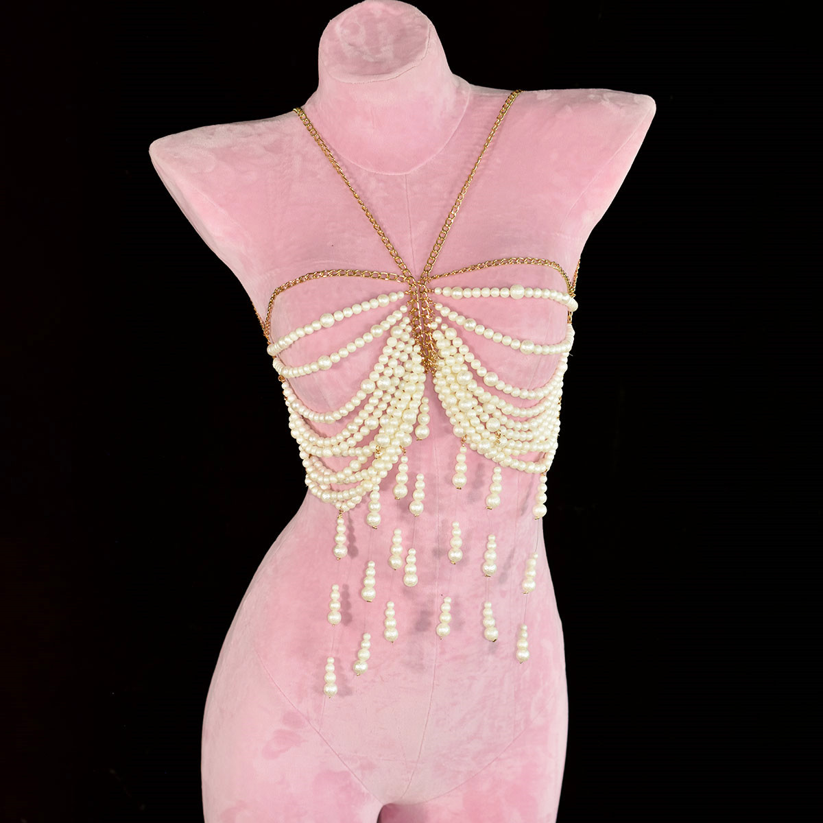 Fashion Wrinkle Texture Pearl  - Body Jewelry Retainers ulasan dan harga